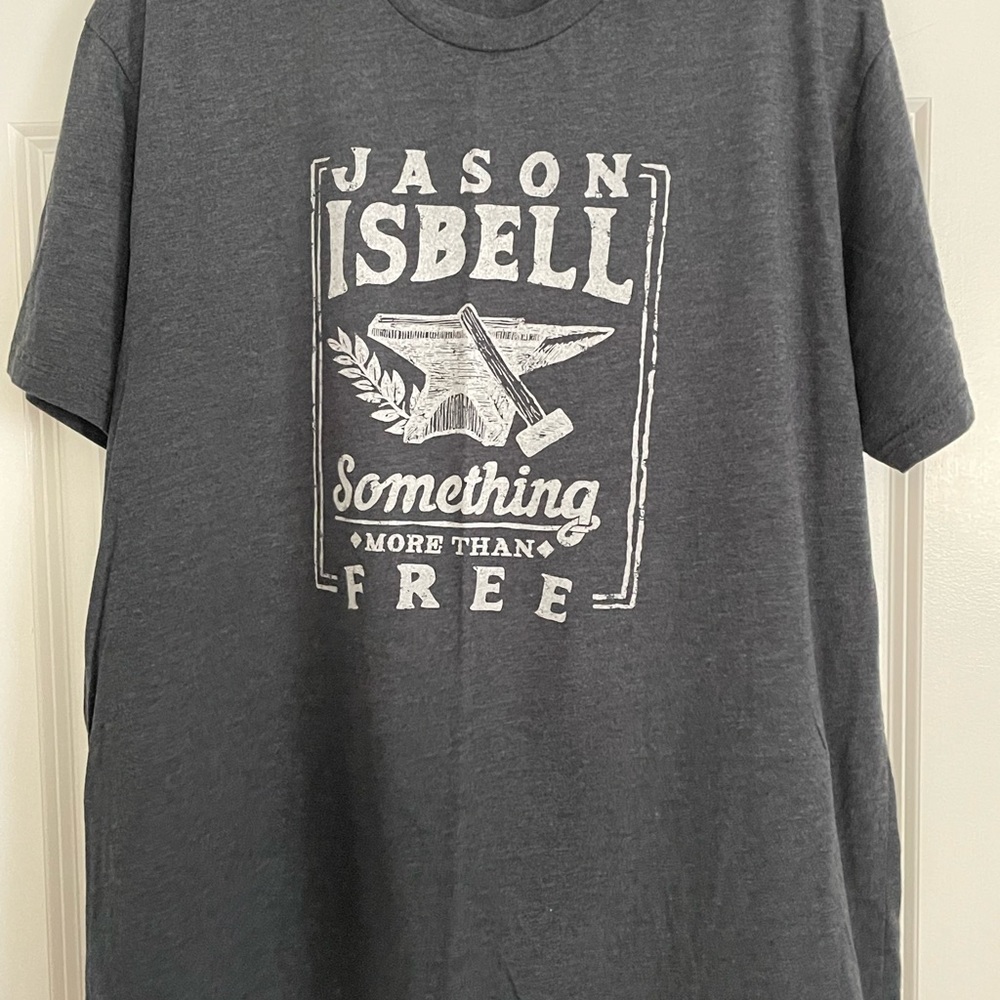 Jason Isabell Concert T-Shirt XL Official 2015 Something More Than Free